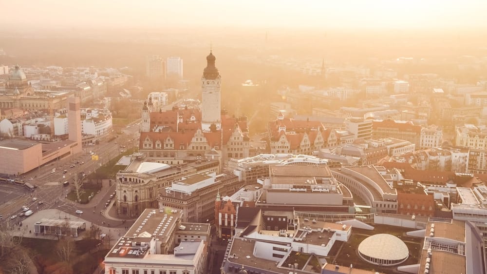 aerial view of urban area