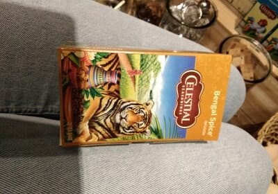 Celestial Seasonings Tea packaging