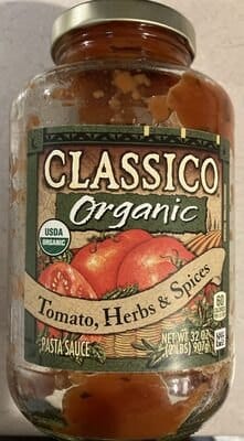 Classico Pasta Sauce packaging