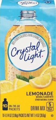 Crystal Light packaging