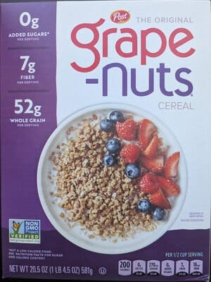 Grape-Nuts packaging