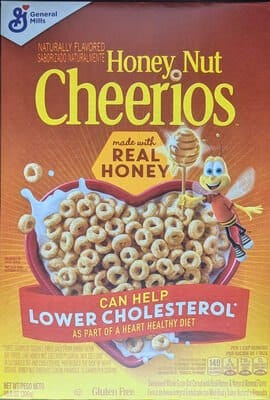 Honey Nut Cheerios packaging