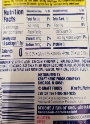 Kool-Aid Drink Mix packaging