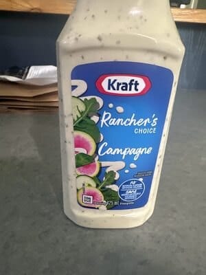 Kraft Dressing packaging