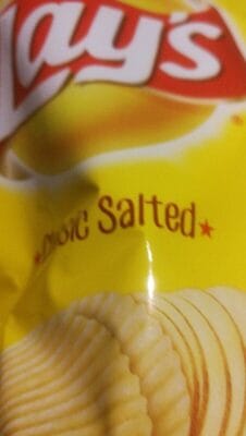 Lay's Classic Potato Chips packaging