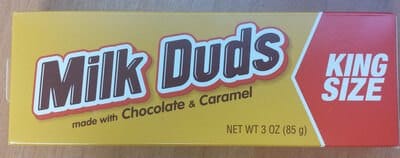 Milk Duds packaging