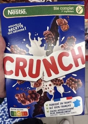 Nestle Crunch packaging
