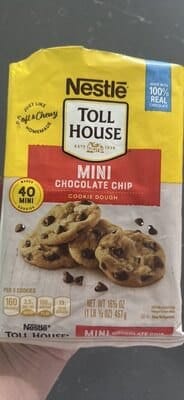 Nestle Toll House Chocolate Chips (Milk Chocolate Morsels) packaging