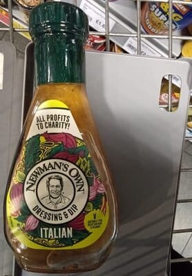 Newman's Own Salad Dressing packaging