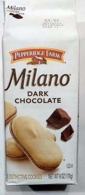 Pepperidge Farm Milano Cookies packaging