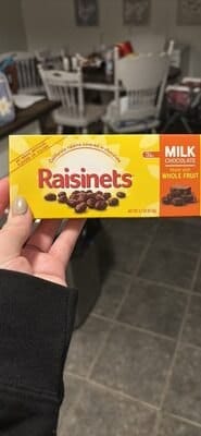 Raisinets packaging