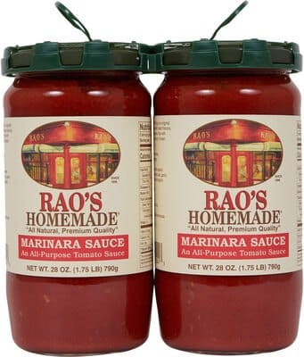 Rao's Homemade Marinara Sauce packaging