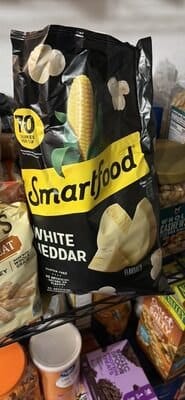 Smartfood White Cheddar Popcorn packaging