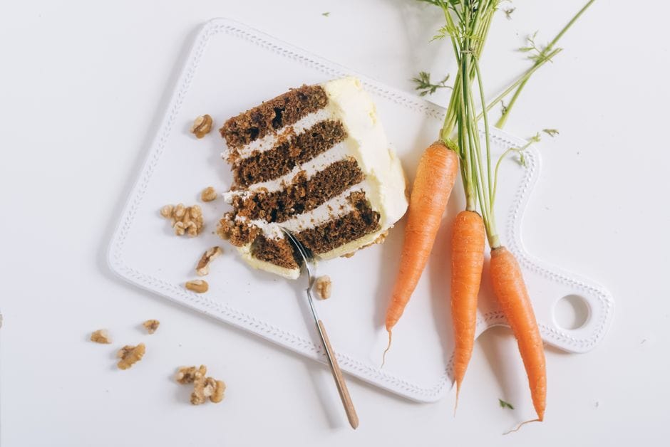Vegan Carrot Cake with Cream Cheese Frosting