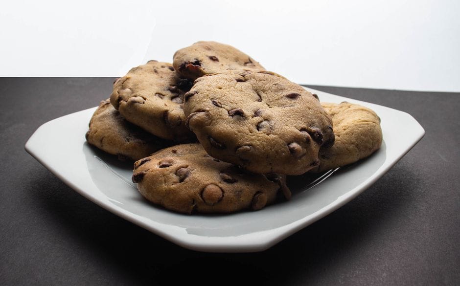 Chewy Vegan Chocolate Chip Cookies (No Eggs, No Dairy)