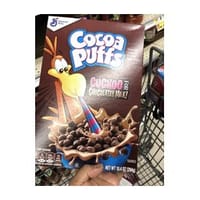 Cocoa Puffs packaging