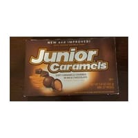 Junior Caramels packaging