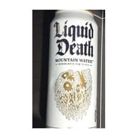 Liquid Death packaging